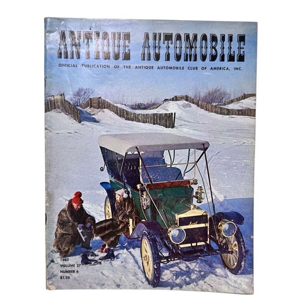 Antique Automobile 1963 Magazine November -December Volume 27 Issue 6